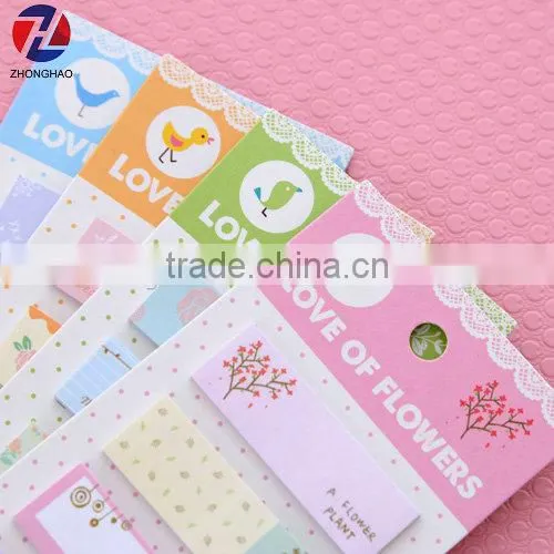 Hot sell product cute design love letter memo