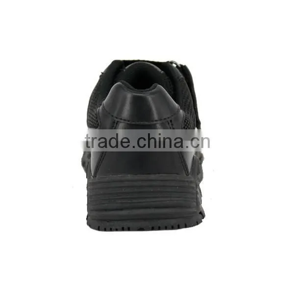 New Design Stylish Magic Sticker Breathable Children Black School Shoes