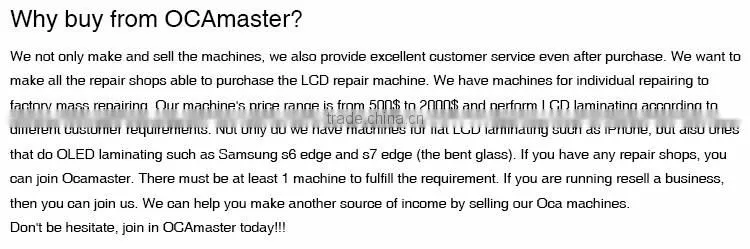 2016 Hot Sale High Quality Glass for iPhone6 5 Bezel Frame LCD Refurbishing