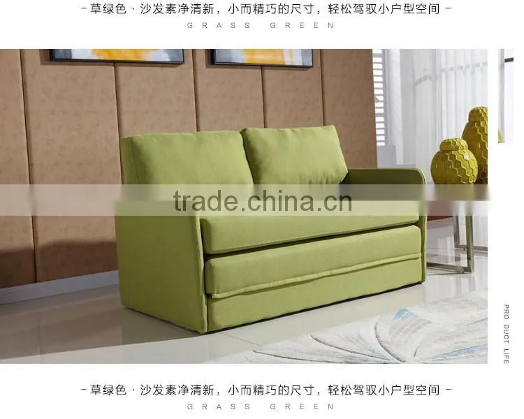 wholesale colorful convertible fabric loveseat sleeper