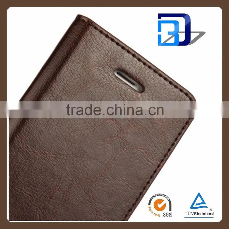 Phone Case Wallet Leather Flip Cover for Oppo R7, for Oppo R7 Leather Case