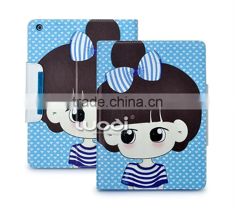 2014 New design belt clip leather case for ipad air tablet case cover for ipad case