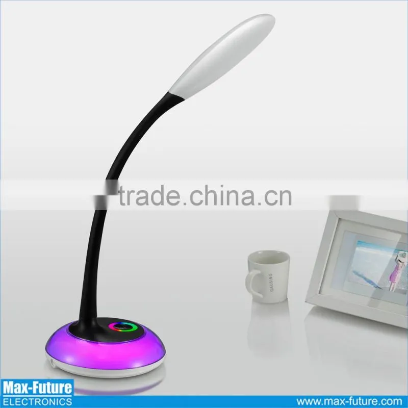 3-grade brightness touch dimmer Gooseneck Led Desk Lamp