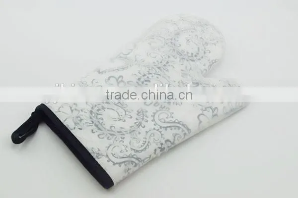 silicone lovely gloves honey peach color oven mitts with cotton inside
