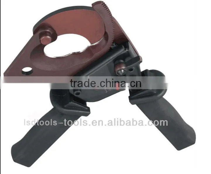 LSD brand J38 Ratchet cable cutting tool Hanroot german-style with adjustable handle up to 300mm2 Ratchet Wire Cutter