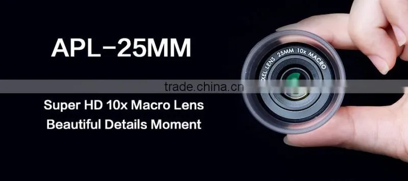 10x Macro Lens Universal Clip Camera Cell Mobile Phone Lens For iPhone 4 5 6 Plus Samsung S6 for Sony Z3