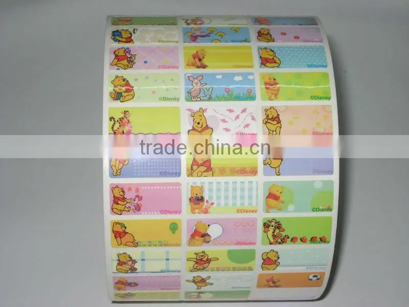 custom printed cosmetic pre printed barcode labels