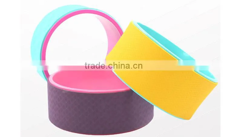 Trending hot products yoga wheel with customized color , abs yoga wheel , exercise fitness yoga wheel