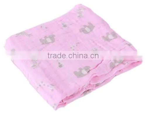 Customized Size Crocodile Design Baby Muslin