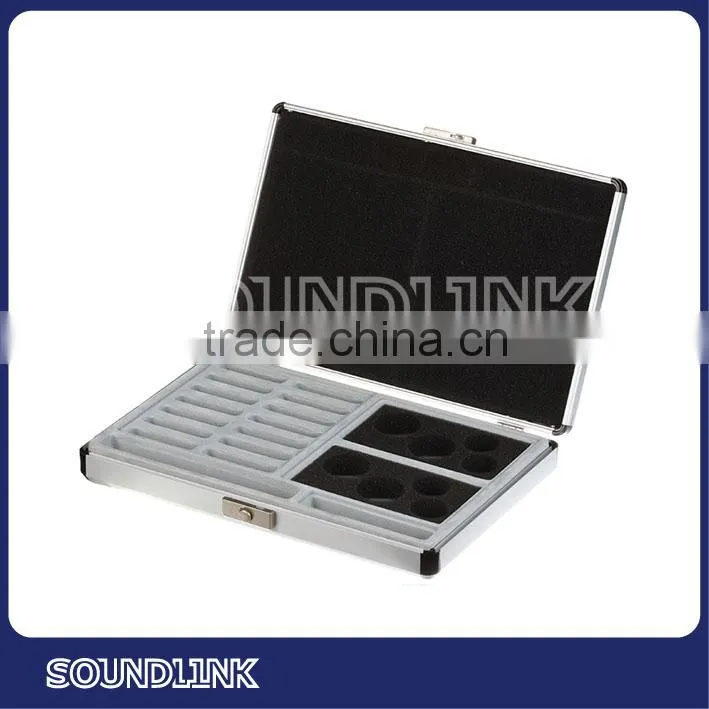 China manufacture aluminum alloy hearing aid presentation cases