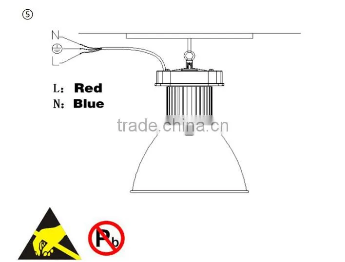 150W LED High bay lighting 3 year warranty