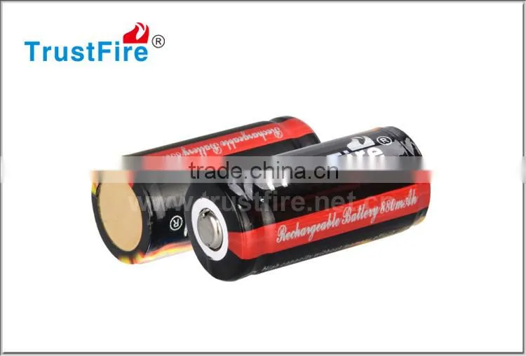 Trustfire portable 900mAh 16340 3.7v 900mAh rechargeable protected lipo battery from china manufacturer
