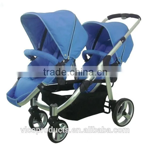 Light and compact twin baby stroller , best twin baby strollers made in china 3 in 1