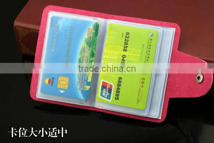 faux leather card Holder Bags Leather 24 Credit Card