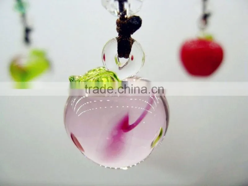 Custom Coloured glaze pendant / Azure stone pendant