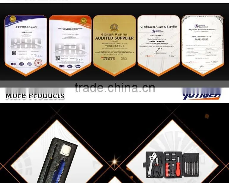 25Pcs Small Tin Box with Hand Tools, Zipper Type Tool Set