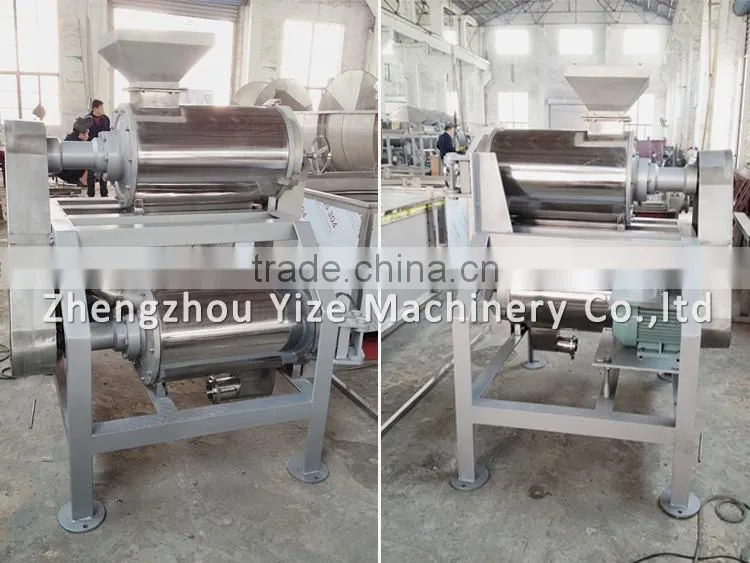 Stainless steel mango pulper ,mango juice extractor machine / tropical fruit pulping machine