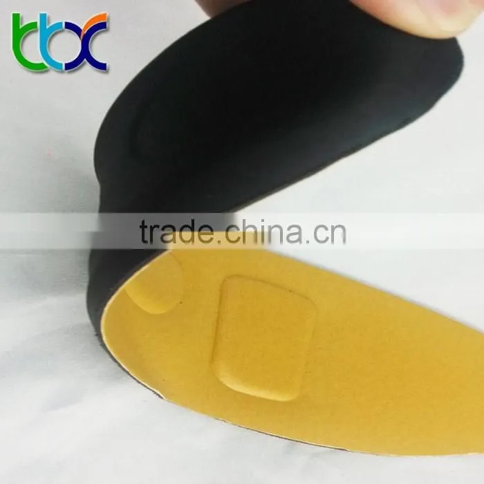 Comfort shoe heel protectors insoles for shoes foot arch support shoe pad insole fabric with hi-poly