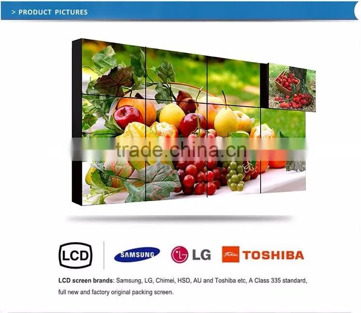 55 inch did samsung original lcd video wall 3.9mm bezel hdmi splitter 3840 x 2160 with global guarantee