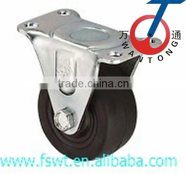 black fat boy fixed caster