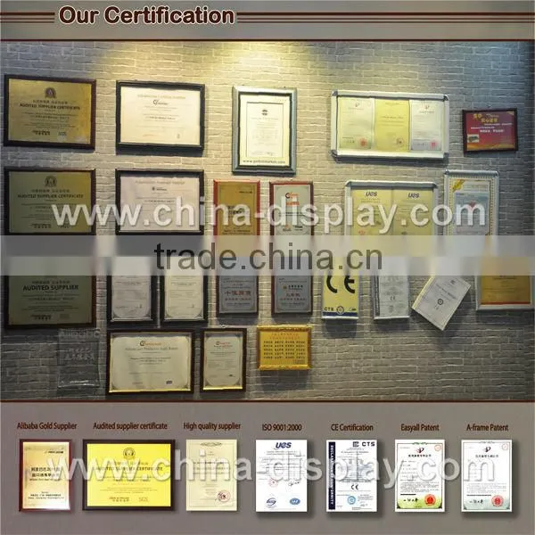 Free standing brochure display rack, Folding brochure stand