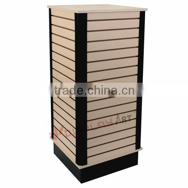 MDF Slatwall Cube Unit Island Rack of Display Fixtures