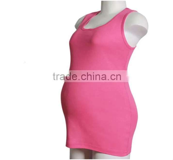 2016 New plus size Maternity Cotton Camisole top for Pregnant woman