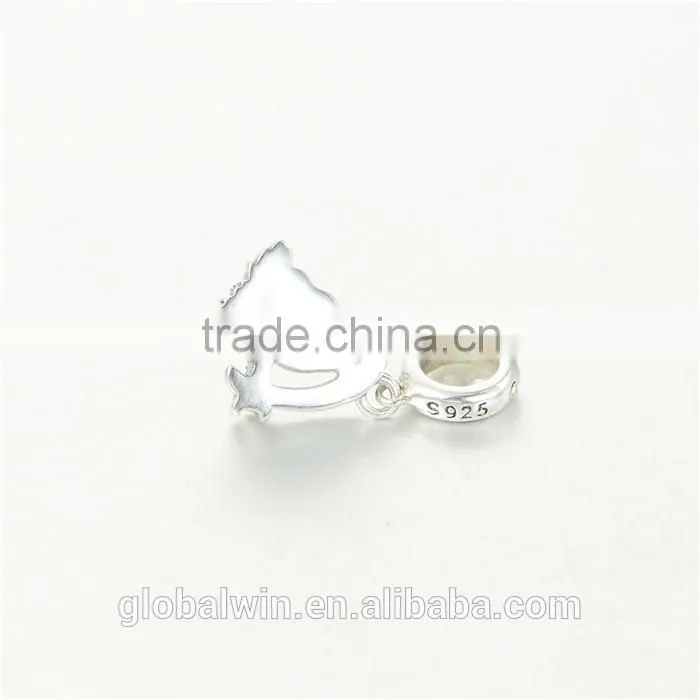 Floating Wholesale Engravable Charms European Charm Bracelet Necklace 100% Real 925 Sterling Silver S202 Best Gifts For You Or F