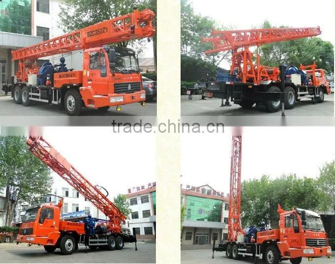 SIONTRUK BZC400ZY 400m truck mounted water well drilling rig