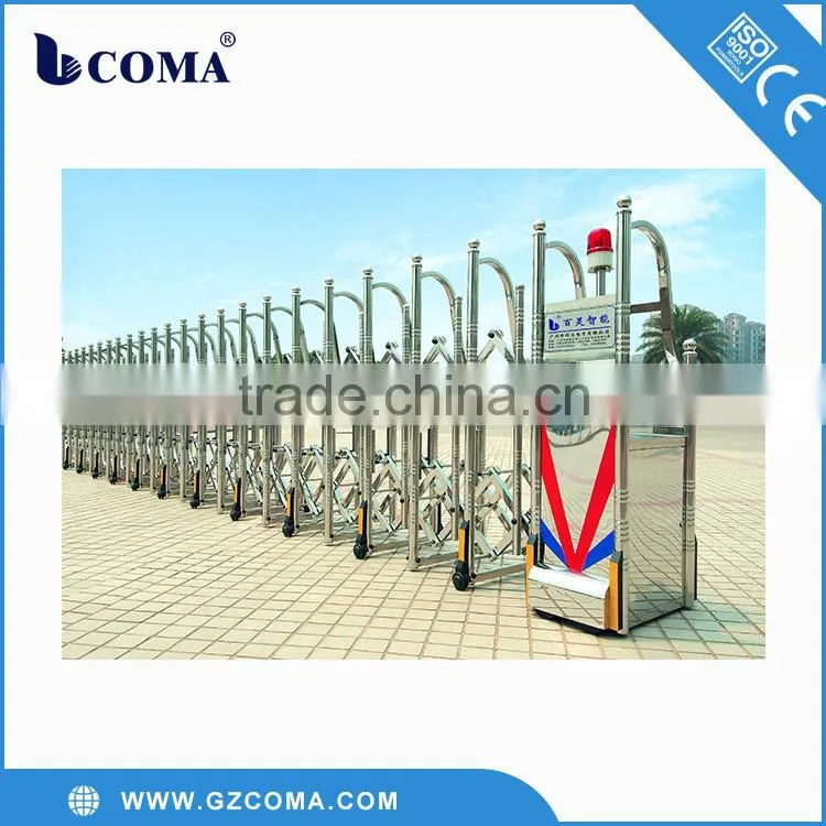 electric retractable door with motor opener