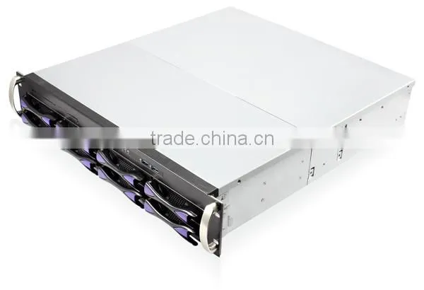 ED208H48 19 inch 2u hot swap 8 bay server case 2u 19 inch mini itx server case