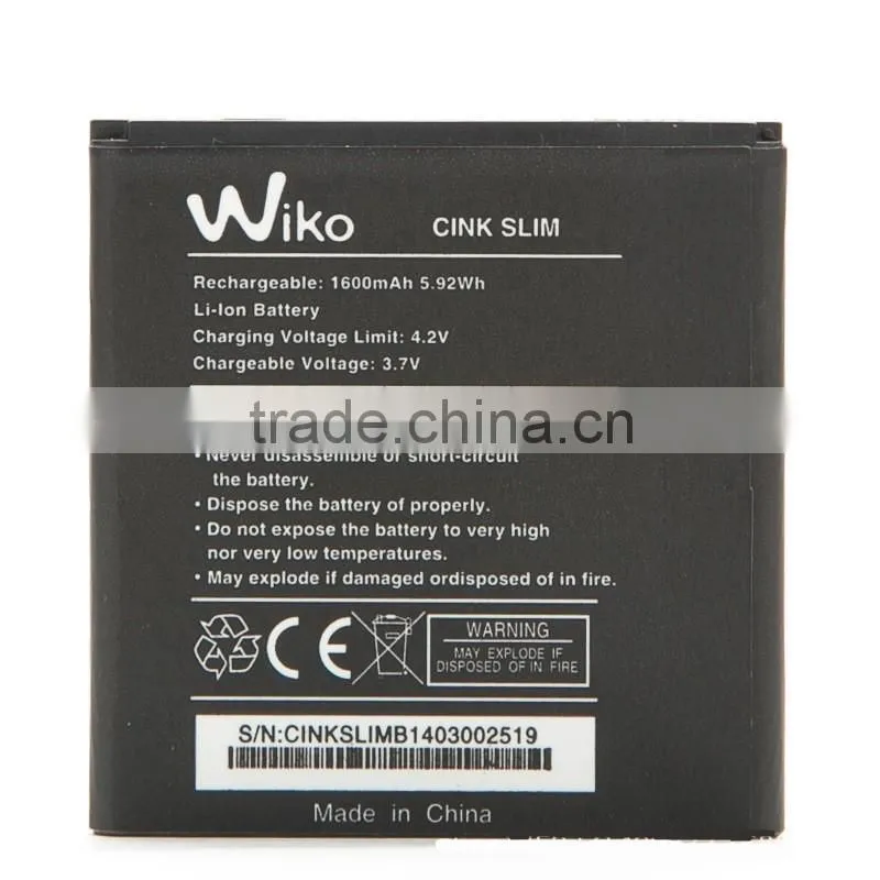2000mah 12v Li ion Rechargeable Battery For Wiko Cink Slim