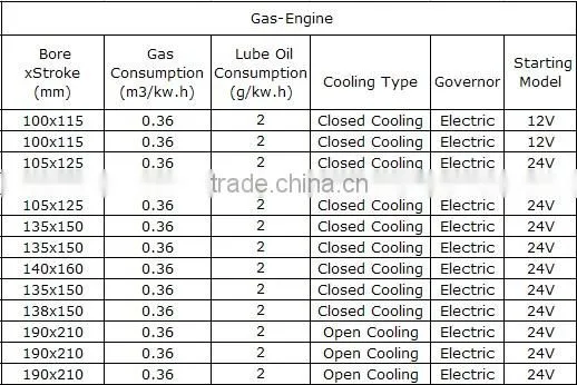 Natural Gas Generator set /fuel Diesel generator / Gas Engine Manufacturer