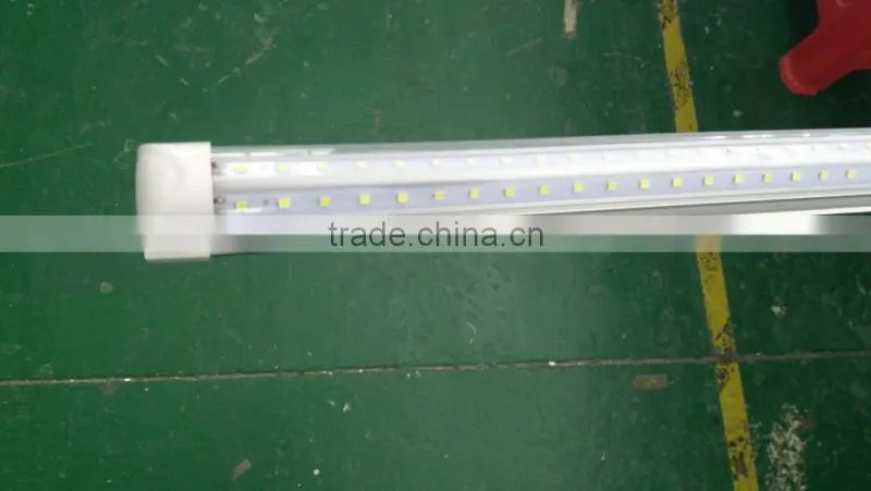 Hot selling V shape led tube 8 light 2ft/3ft/4ft/5ft/6ft/8ft integrated led tube t8 1200mm smd 2835