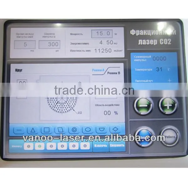 medical machine rf co2 fractional laser for skin resurfacing