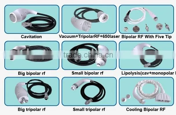 professional 9 in 1 facial machine/ hair removal beauty machine/manufacturer price rf cavitation weight loss