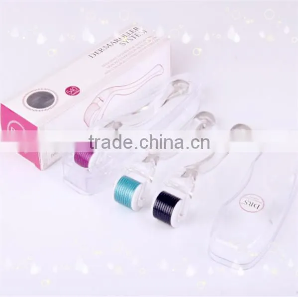 High Quality 540 Stainless Steel Needles White Curved Handle Skin Dermaroller