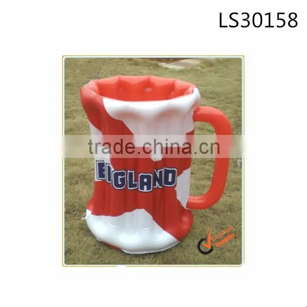 promotional red Inflatable beer bucket inflatable ice coolers inflatable ice box