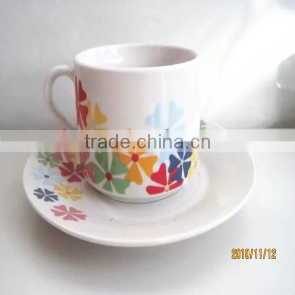 eggshell porcelain cup and saucer