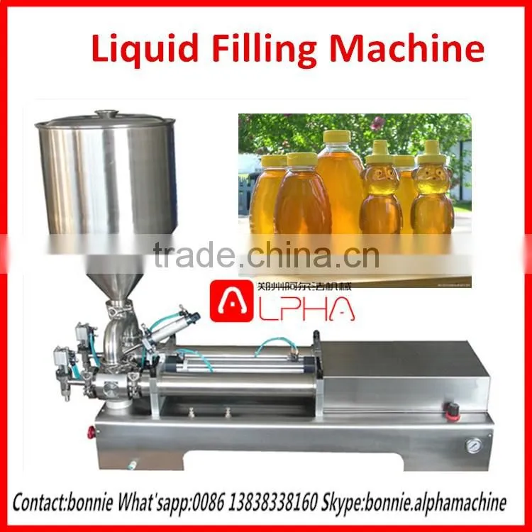 best selling quantitative pneumatic piston honey filler for viscous liquid