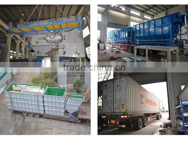 Carbon Steel Dissolved Air Flotation Units for Slaughter Wastewater Treatment