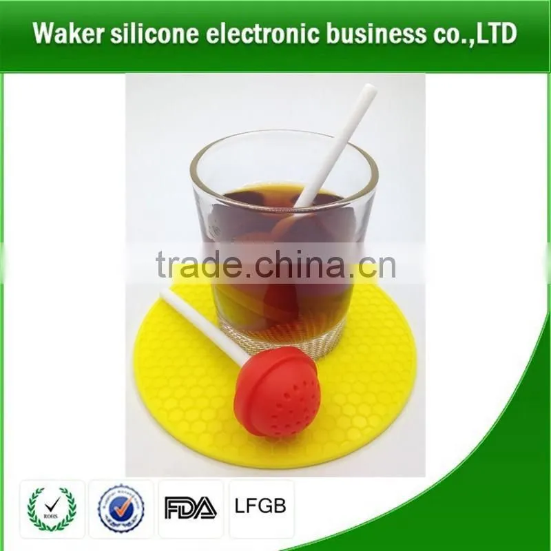 silicone pocket tea strainer
