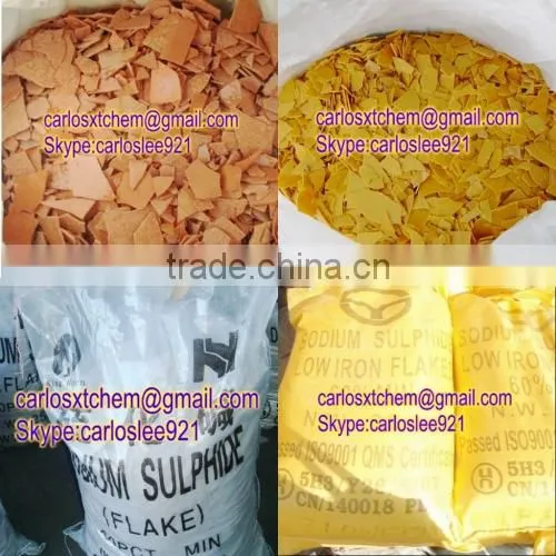 High Quality Best Price Sodium Sulphide 60% Red Flake 1500 ppm