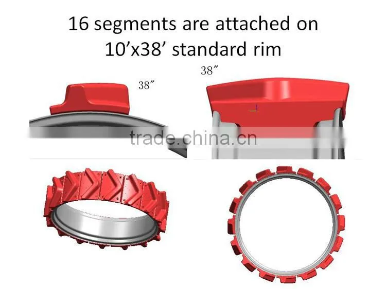 New Product Low Price Irrigation Center Pivot Parts of Pivot Tire