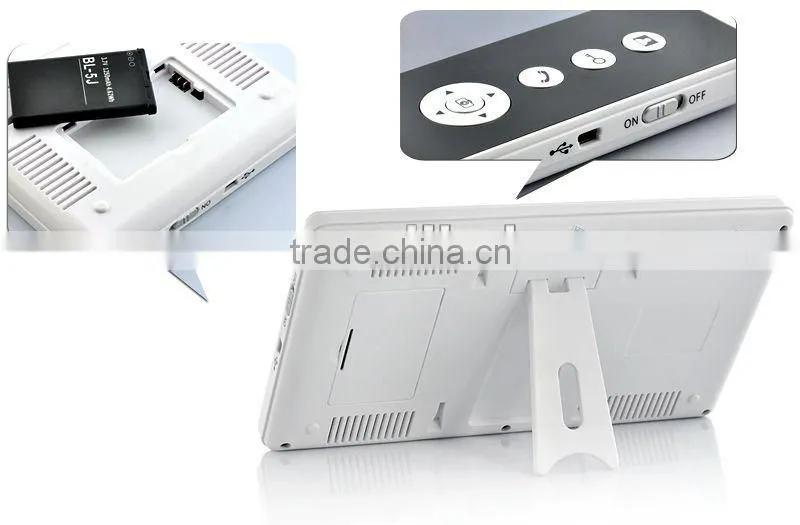 7 inch Wireless Video Door Phone for Home Office Villa