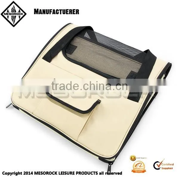 Portable Breathable Pet Booster Seat with Storage Pocket Car Pet Carrier