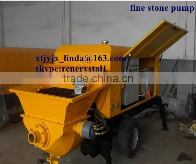 Electrical commercial fine stone pump for sale