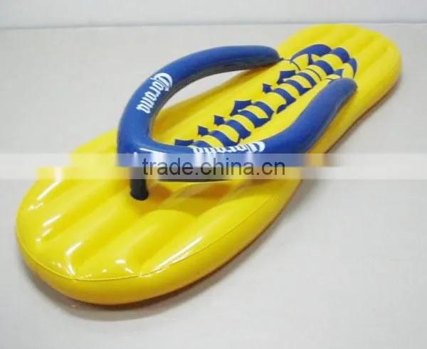 high quality inflatable flip flop lilo with custom logo,custom size,cusom color,OEM orders are welcome