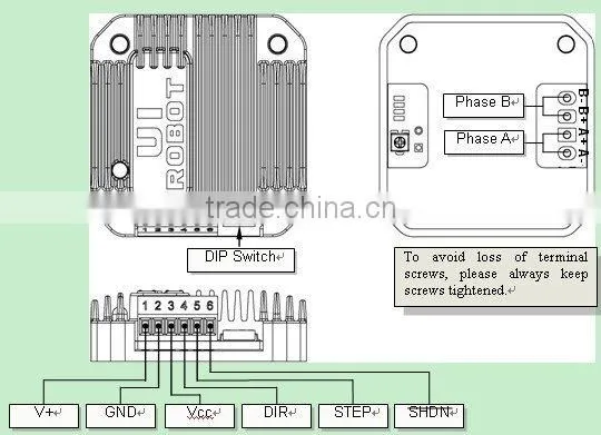 Two phase bipolar miniature Stepper Driver