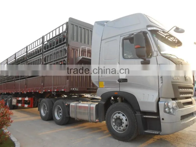 Sitong trailers for farm use cattle semi trailer with BPW axle for sale